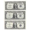 Image 1 : 1935 Choice Uncirculated $1 Silver Certificate Currency Lot of 3