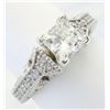 Image 6 : 1.30 ctw Certified Diamond Ring - 14KT White Gold