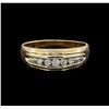 Image 2 : 0.40 ctw Diamond Ring - 14KT Yellow Gold