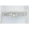 Image 8 : 1.00 ctw Diamond Ring - 14KT White Gold