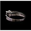 Image 3 : 0.74 ctw Diamond Ring - 14KT White Gold