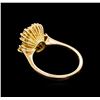 Image 3 : 1.49 ctw Diamond Ring - 18KT Yellow Gold