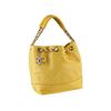 Image 1 : Chanel Yellow Leather Drawstring Bag