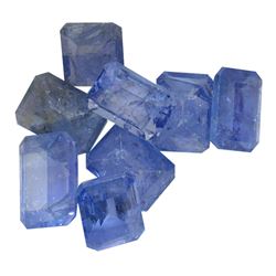 10.24 ctw Rectangular Step Tanzanite Parcel