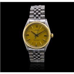 Rolex Stainless Steel Oyster Perpetual Men's Vintage Watch