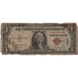 1935 $1 Hawaii Federal Reserve Note Currency