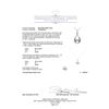 Image 3 : 1.21 ctw Diamond Pendant With Chain - 14KT White Gold