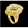 Image 4 : 1.36 ctw Diamond Ring - 18KT Yellow Gold