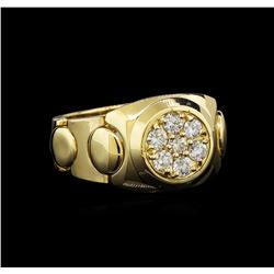 0.74 ctw Diamond Ring - 14KT Yellow Gold