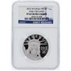 Image 1 : 2012-W NGC PF69 Ultra Cameo Early Release $100 One-Ounce Platinum Bullion Coin