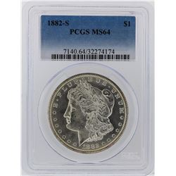 1882-S PCGS MS64 Morgan Silver Dollar