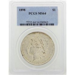 1898 PCGS MS64 Morgan Silver Dollar