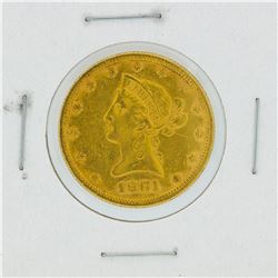 1881 $10 AU Liberty Head Eagle Gold Coin