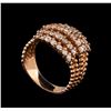 Image 4 : 14KT Rose Gold 1.36 ctw Diamond Ring