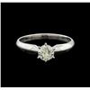 Image 2 : 14KT White Gold 0.75 ctw Round Cut Diamond Solitaire Ring