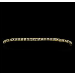 2.00 ctw Diamond Tennis Bracelet - 14KT Yellow Gold