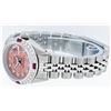 Image 7 : Rolex Stainless Steel VVS Diamond and Ruby DateJust Ladies Watch