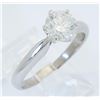 Image 3 : 1.17 ctw Diamond Solitaire Ring - 14KT White Gold