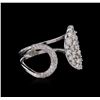 Image 1 : 1.34 ctw Diamond Ring - 14KT White Gold