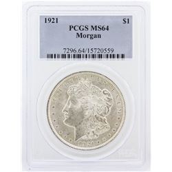 1921 PCGS MS64 Morgan Silver Dollar