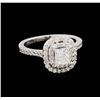 Image 1 : 1.21 ctw Diamond Ring - 14KT White Gold