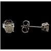 Image 2 : 14KT White Gold 0.63 ctw Diamond Stud Earrings