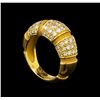 Image 4 : 18KT Yellow Gold 1.50 ctw Diamond Ring