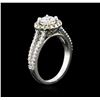 Image 3 : 1.03 ctw Diamond Ring - 14KT White Gold