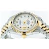 Image 5 : Rolex Two Tone Diamond and Sapphire DateJust Men's Watch