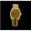 Image 1 : Rolex 18KT Gold President Diamond DayDate Men's Watch