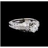 Image 1 : 1.15 ctw Diamond Ring - 18KT White Gold