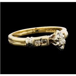 0.15 ctw Diamond Ring - 10KT Yellow Gold