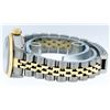 Image 6 : Rolex Two-Tone Black Tapestry Index Jubilee Band DateJust Ladies Watch
