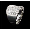 Image 3 : 14KT White Gold 8.10 ctw Diamond Ring