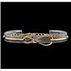 Image 1 : 0.37 ctw Diamond Bracelet - 14KT Yellow Gold