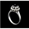 Image 4 : 2.86 ctw Black Diamond Ring - 14KT White Gold