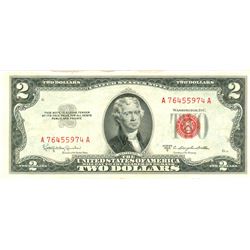 1953-C $2 XF/AV Red Seal Note