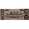 Image 1 : 1864 $20 Confederate States of America Bank Note