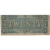 Image 2 : 1864 $20 Confederate States of America Bank Note
