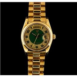 Rolex 18KT Gold President Diamond DayDate Men's Watch