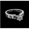 Image 1 : 1.57 ctw Diamond Ring - 18KT White Gold