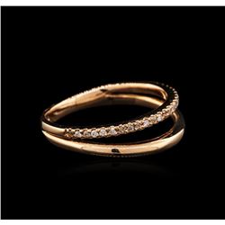 0.12 ctw Diamond Ring - 14KT Rose Gold