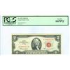 Image 1 : 1963 PCGS GN66PPQ $2 Red Seal Legal Tender Bank Note