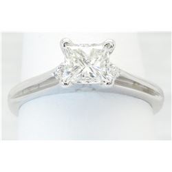 .84 ctw Certified Diamond Ring - 14KT White Gold