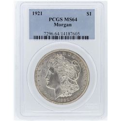 1921 PCGS MS64 Morgan Silver Dollar