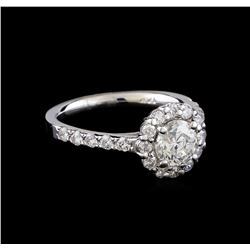 1.60 ctw Diamond Ring - 14KT White Gold