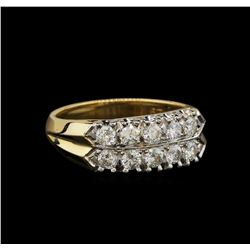 14KT Yellow Gold 0.64 ctw Diamond Ring