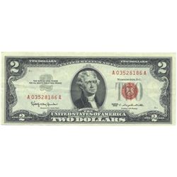 1963 $2 XF/AV Red Seal Note