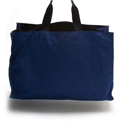 Prada Blue Oversized Nylon Tote Bag