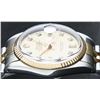 Image 7 : Rolex Two-Tone Champagne Diamond DateJust Men's Watch